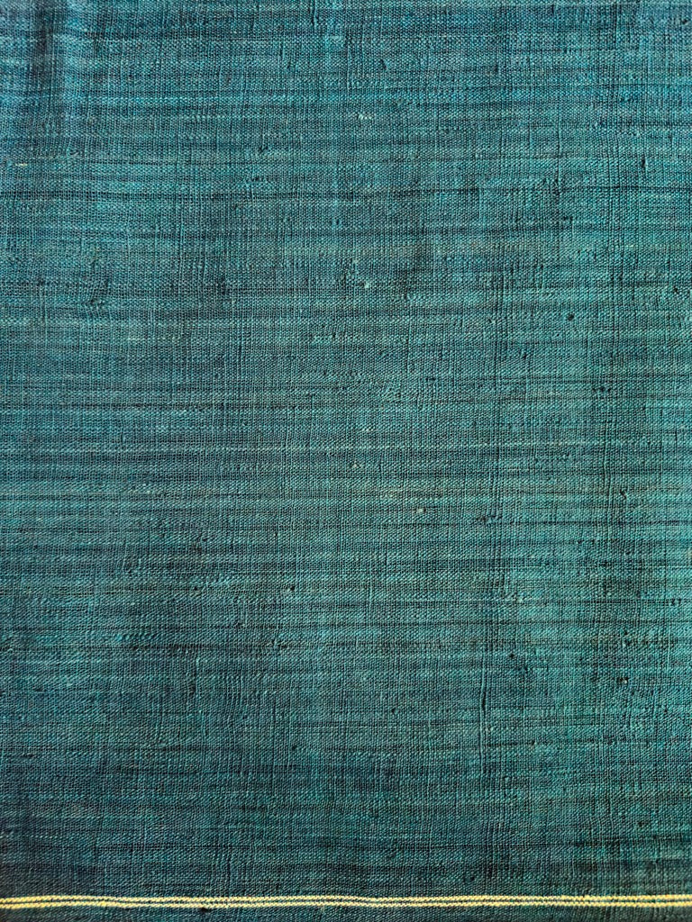 ORGANIC GEOMETRIC FABRIC : INDIGO BLUE