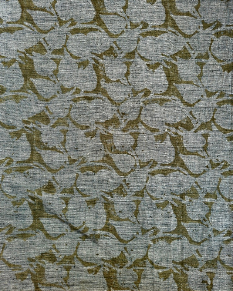 KALAMKARI :OLIVE GREEEN