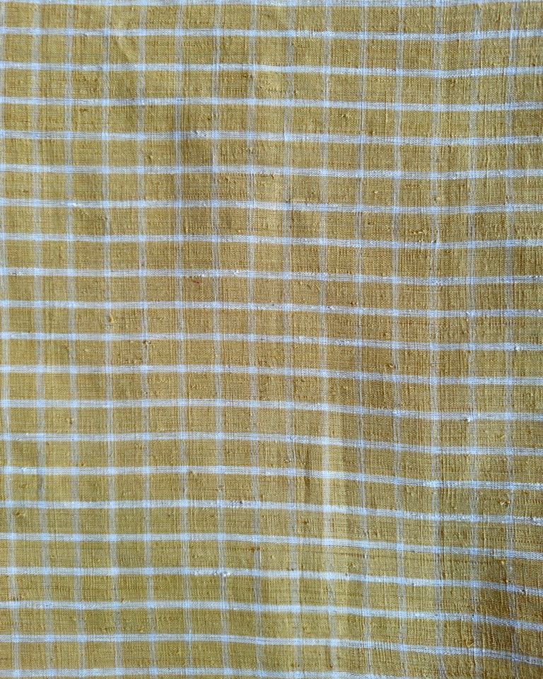 ORGANIC GEOMETRIC FABRIC: ANAR YELLOW : KORA