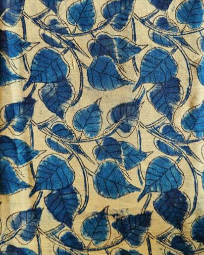 KALAMKARI : ANAR : INDIGO BLUE