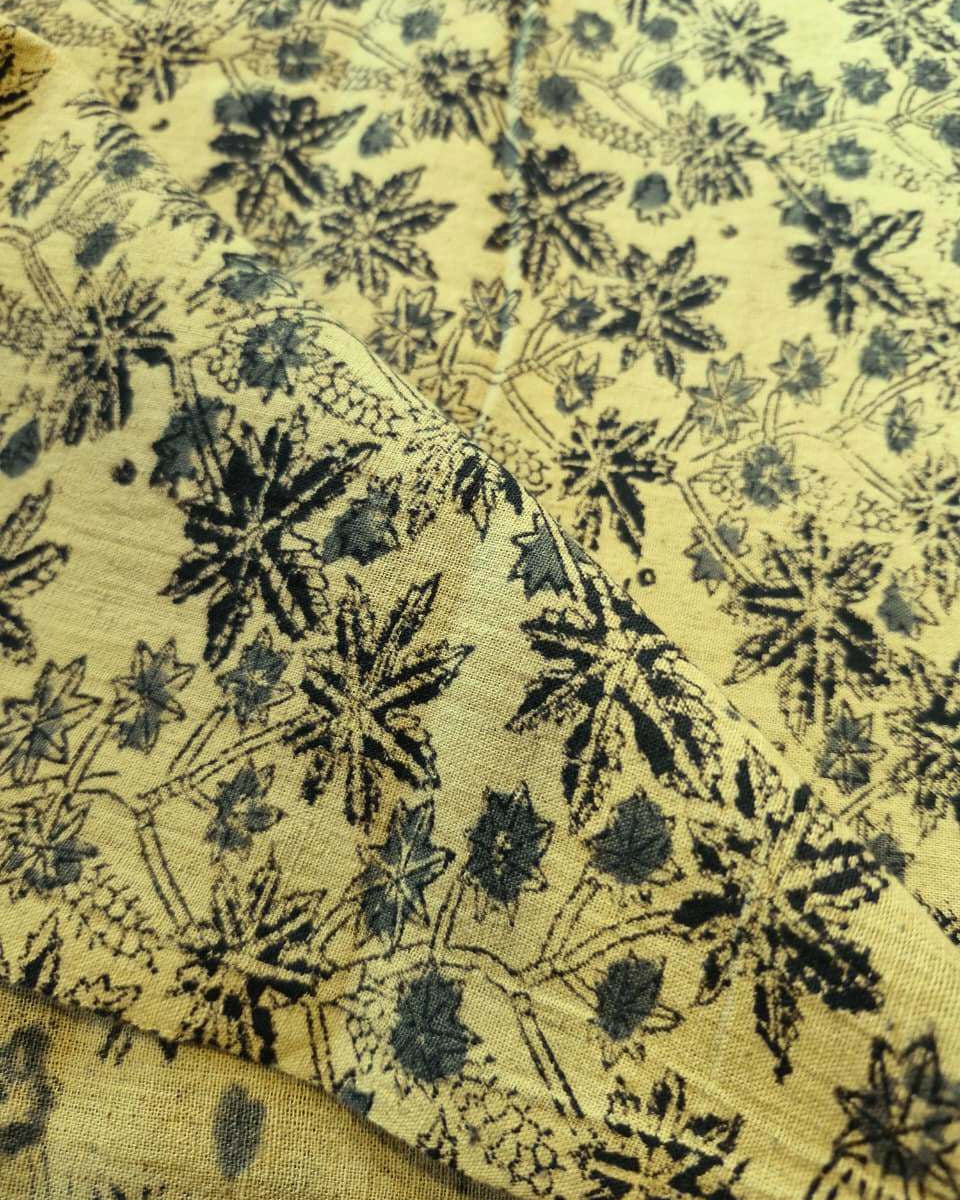 KALAMKARI : OLIVE:BLACK.