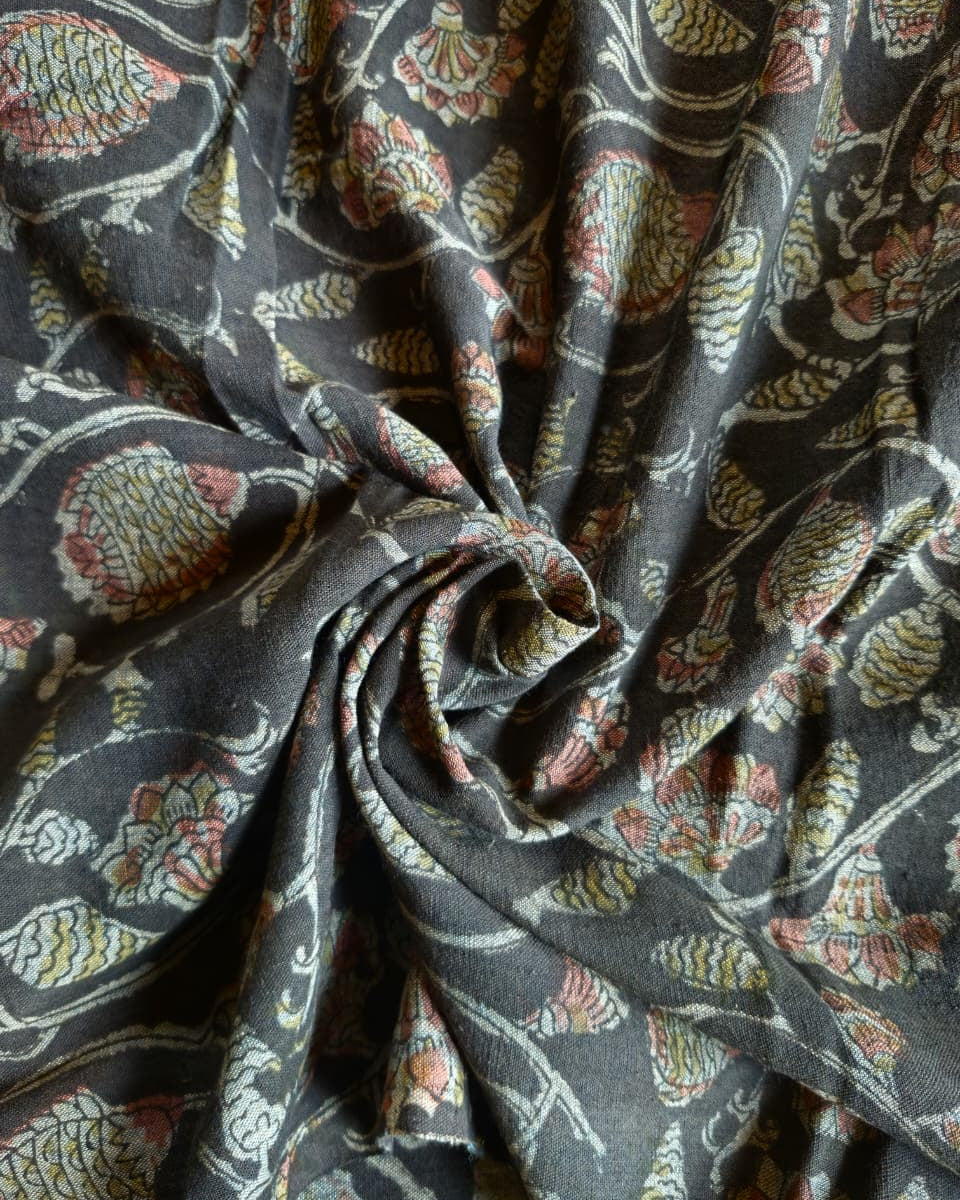 KALAMKARI :MANJISTA:BLACK:ANAR