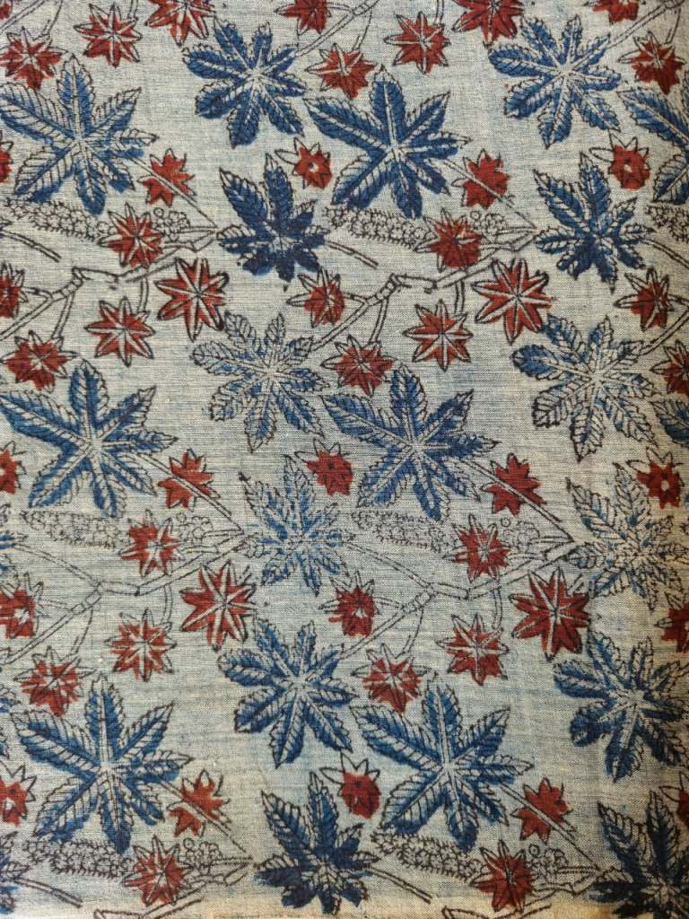 KALAMKARI :KATHA BROWN:INDIGO BLUE