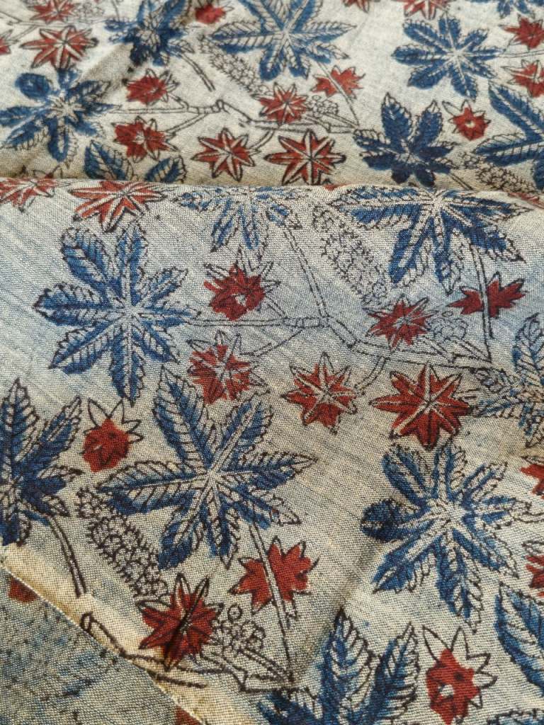 KALAMKARI :KATHA BROWN:INDIGO BLUE