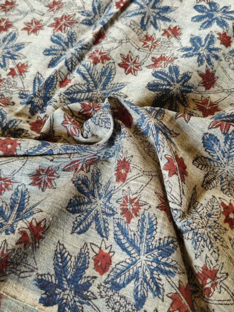 KALAMKARI :KATHA BROWN:INDIGO BLUE