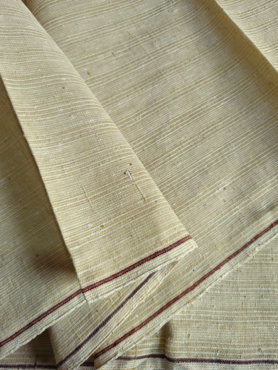 ORGANIC 4 PEDAL FABRIC : ANAR YELLOW ; KORA : STRIPES