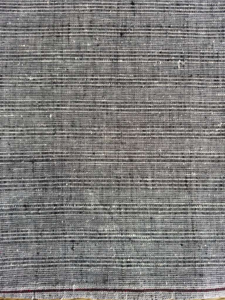 ORGANIC 4 PEDAL FABRIC : BLACK : KORA ; STRIPES