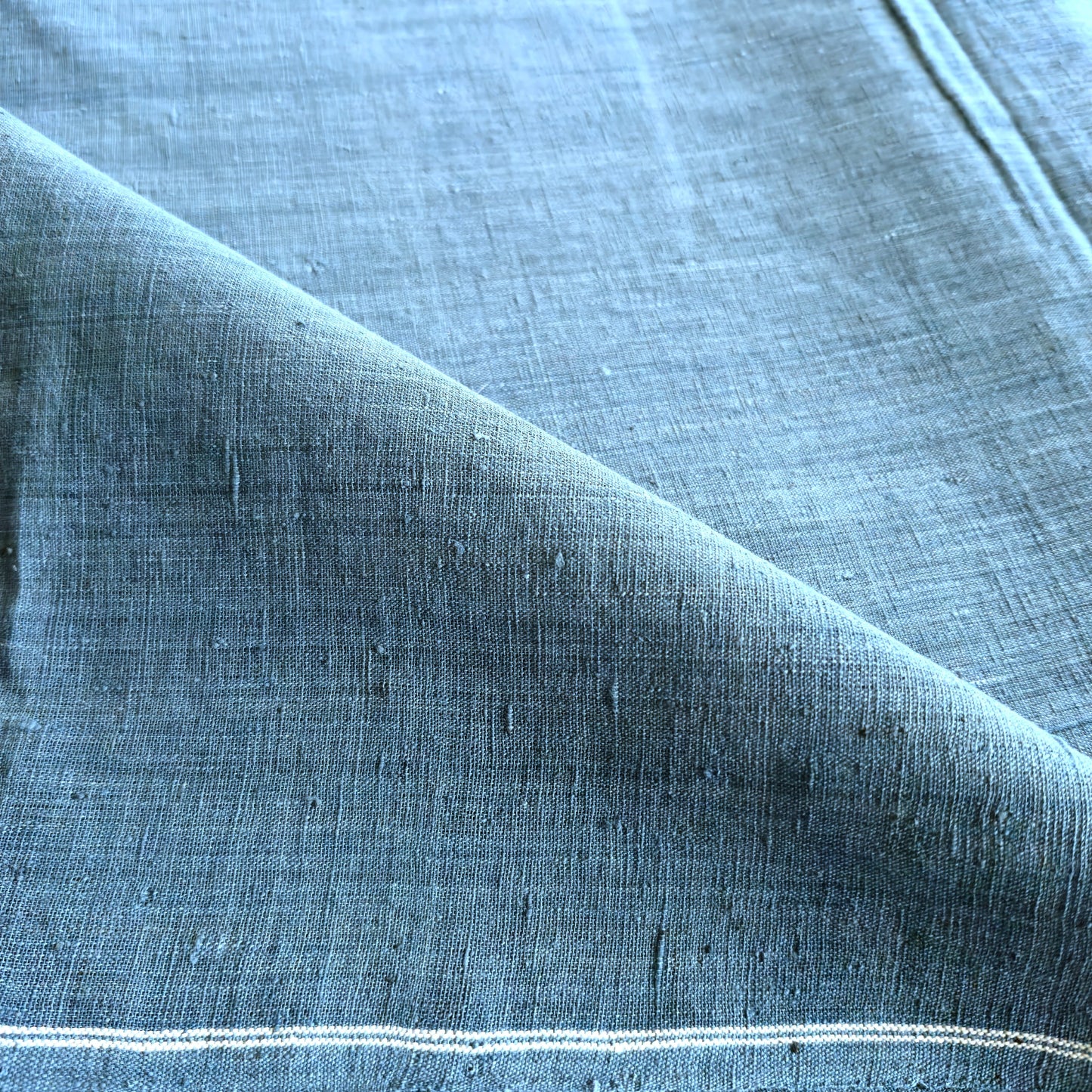 ORGANIC SOLID FABRIC : light Indigo