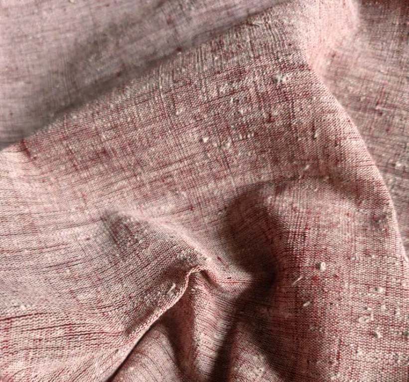 CROSS COLOUR FABRIC : KORA: ALIZARIN RED