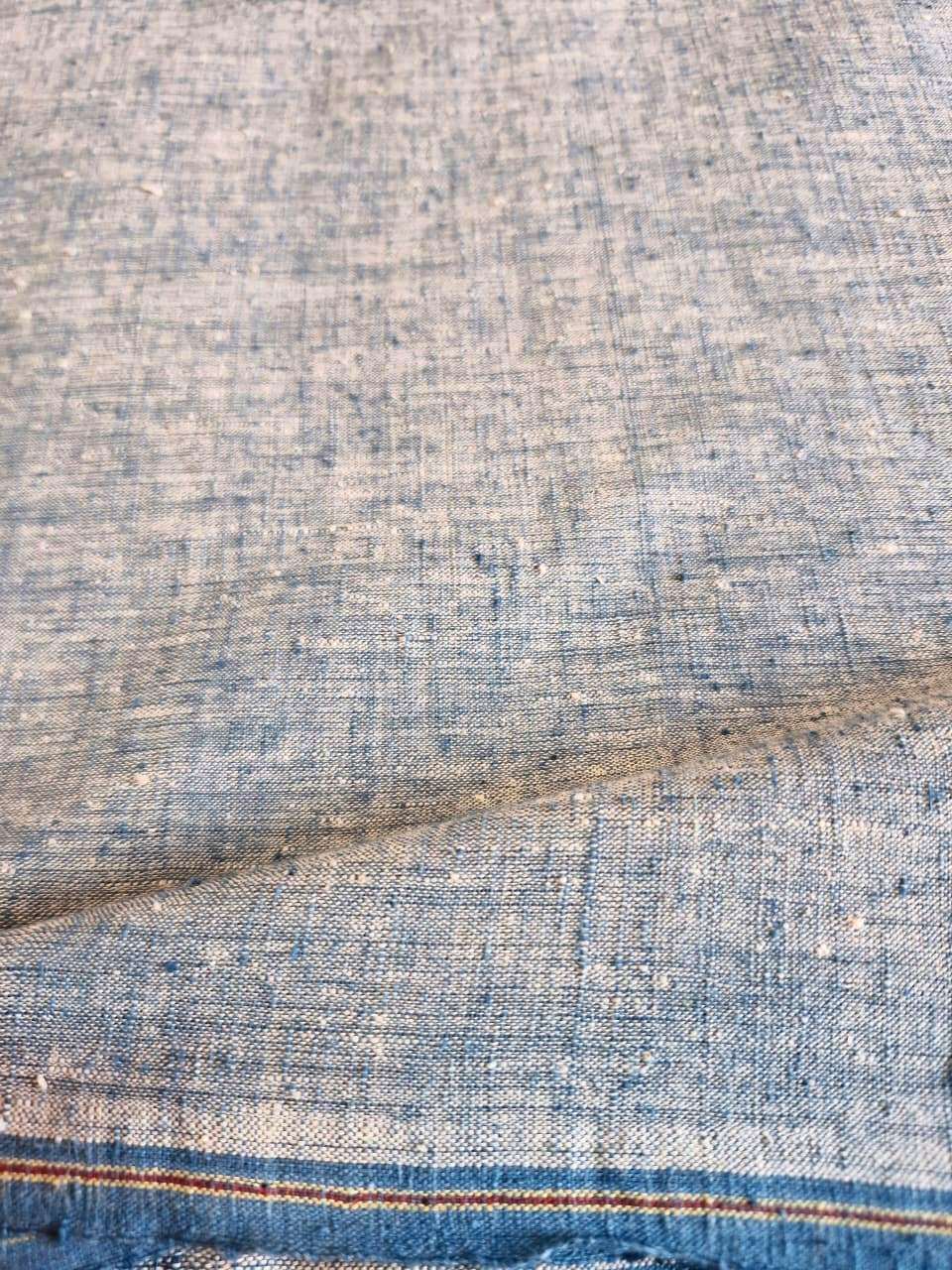 ORGANIC CROSS COLOUR FABRIC :RATAN JYOTHI : INDIGO