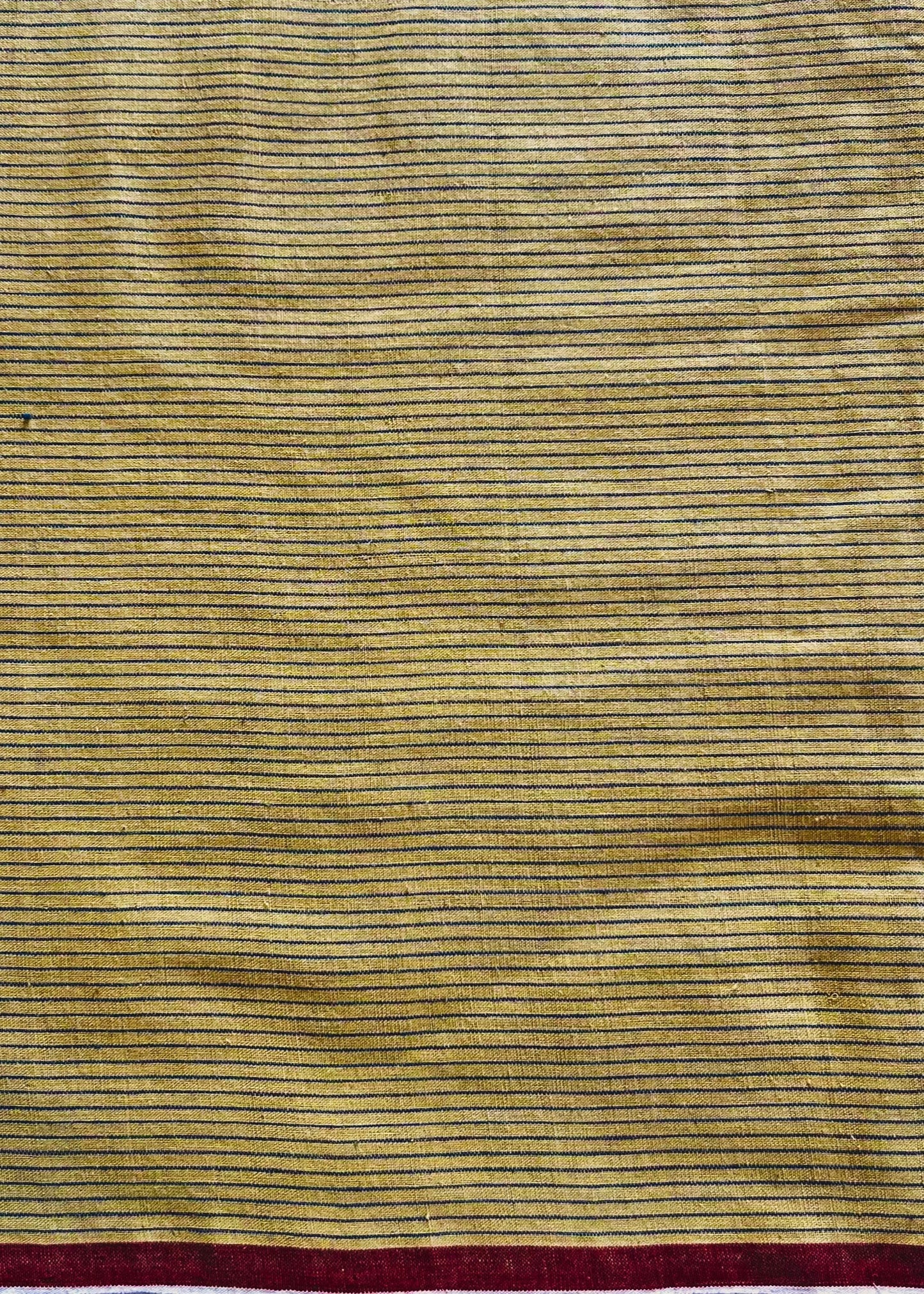 GEOMETRIC FABRIC : ANAR YELLOW : INDIGO