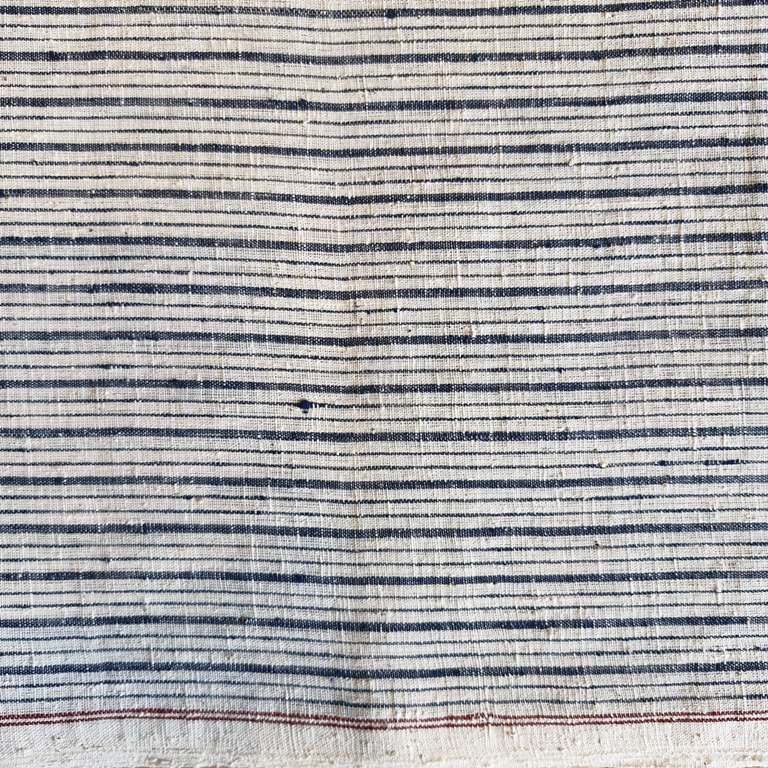 ORGANIC GEOMETRIC FABRIC : :INDIGO:KORA