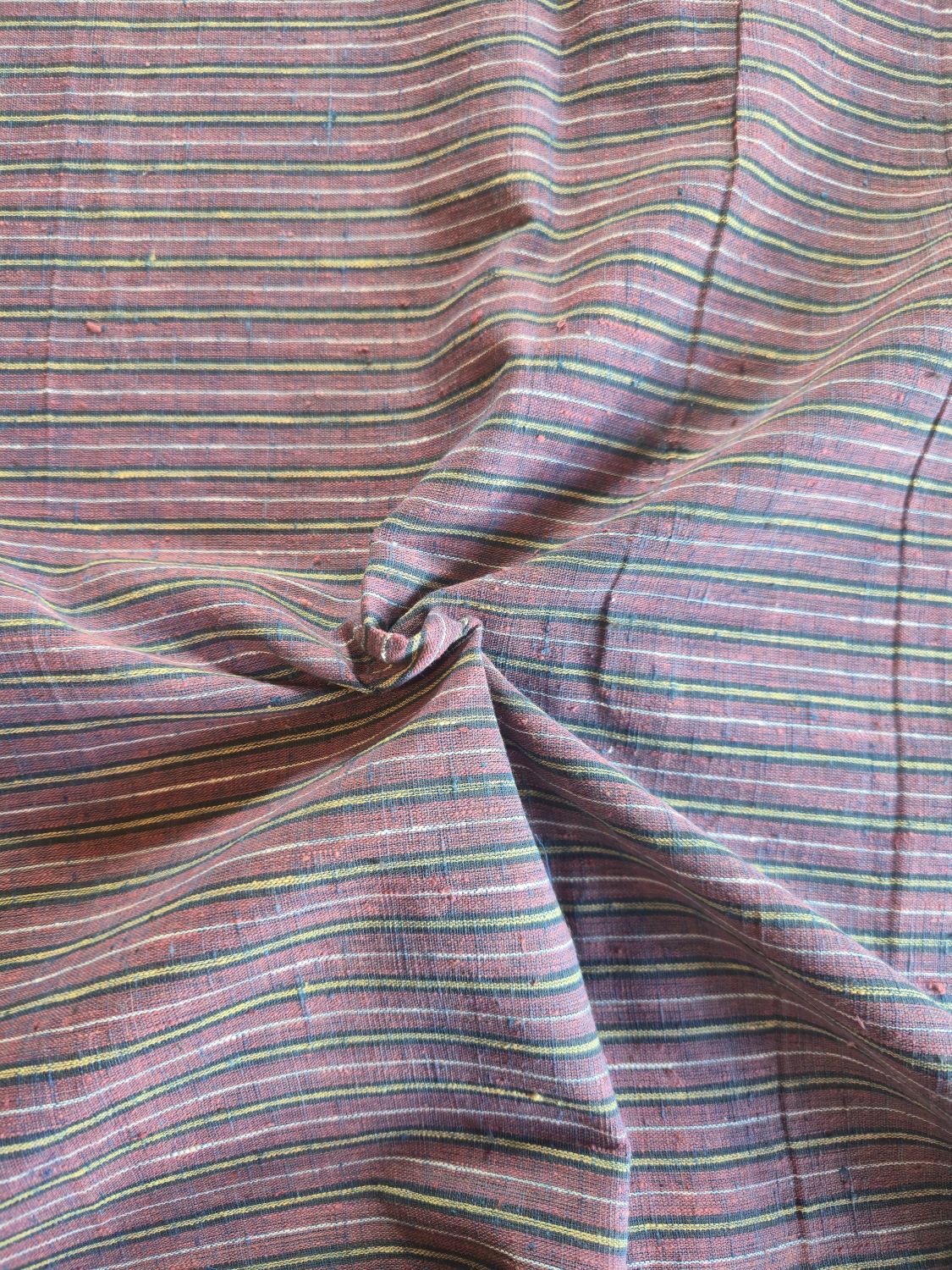 ORGANIC GEOMETRIC FABRIC:SAPPAN: ANAR :BLACK:KORA : INDIGO