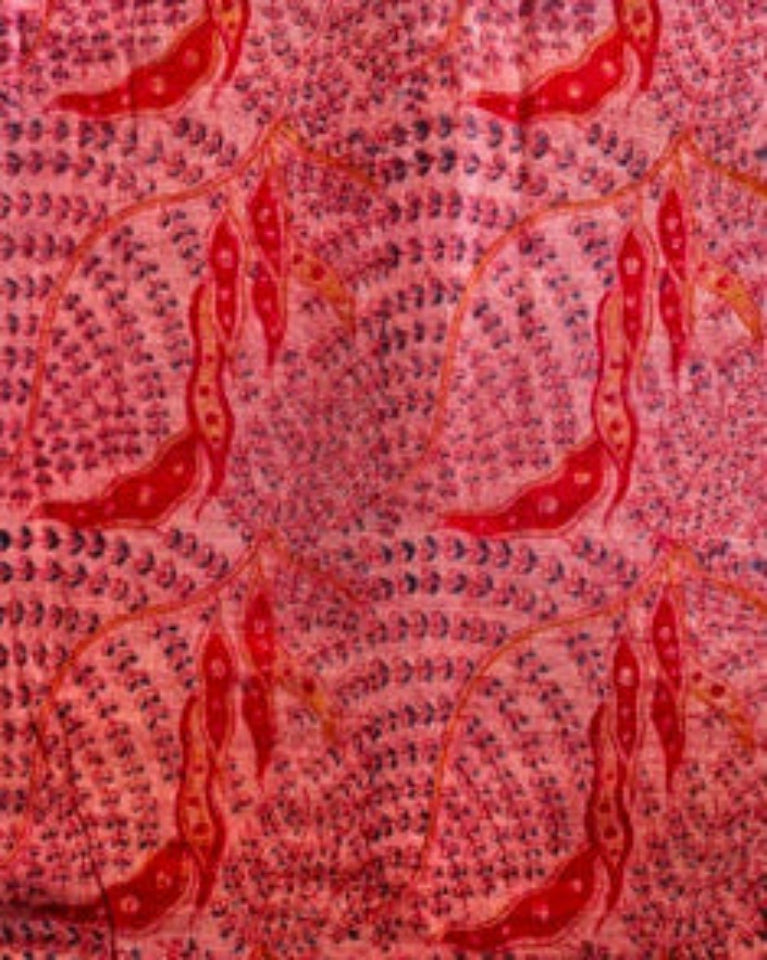 KALAMKARI : INDIGO BLUE : ANAR YELLOW : ALIZARIN RED
