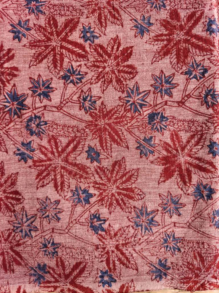 KALAMKARI : ALIZARIN RED: INDIGO BLUE