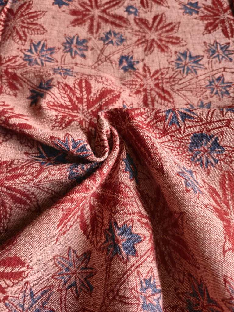 KALAMKARI : ALIZARIN RED: INDIGO BLUE