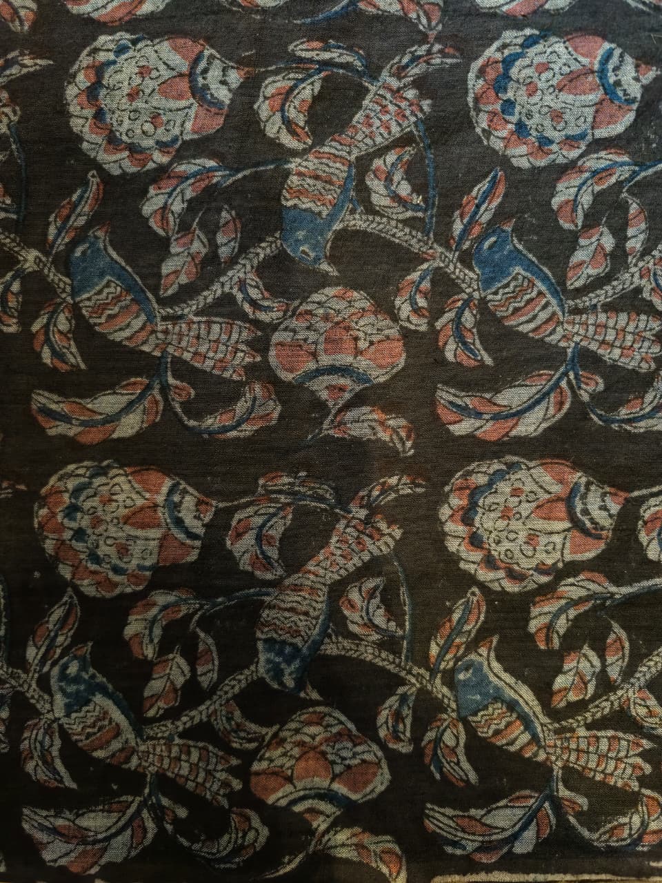 KALAMKARI : BLACK:ANAR :MANJISTA