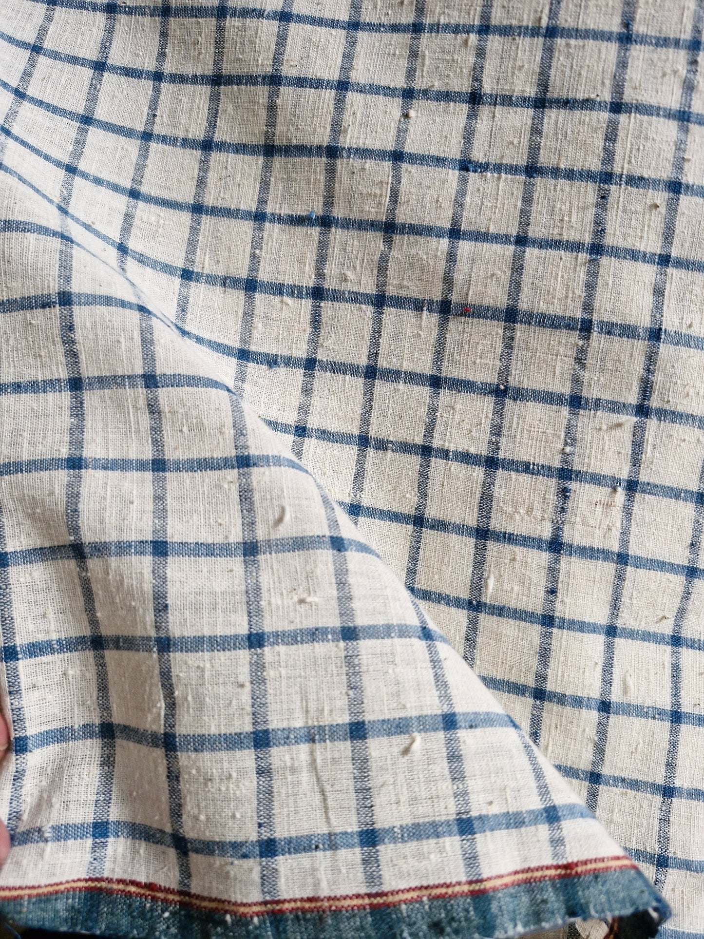 ORGANIC GEOMETRIC FABRIC:KORA CHECKS