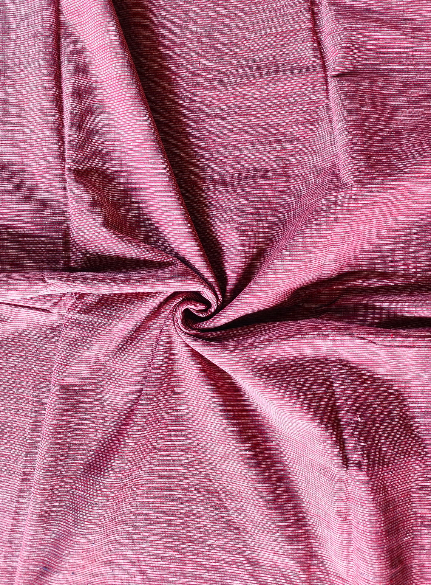 GEOMETRIC FABRIC : ALIZARIN RED : KORA