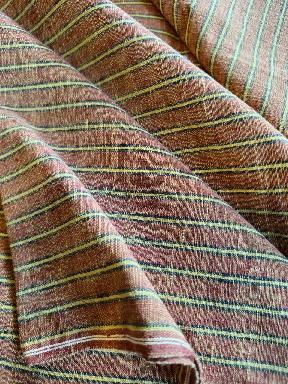 ORGANIC GEOMETRIC FABRIC:SAPPAN: ANAR :BLACK: