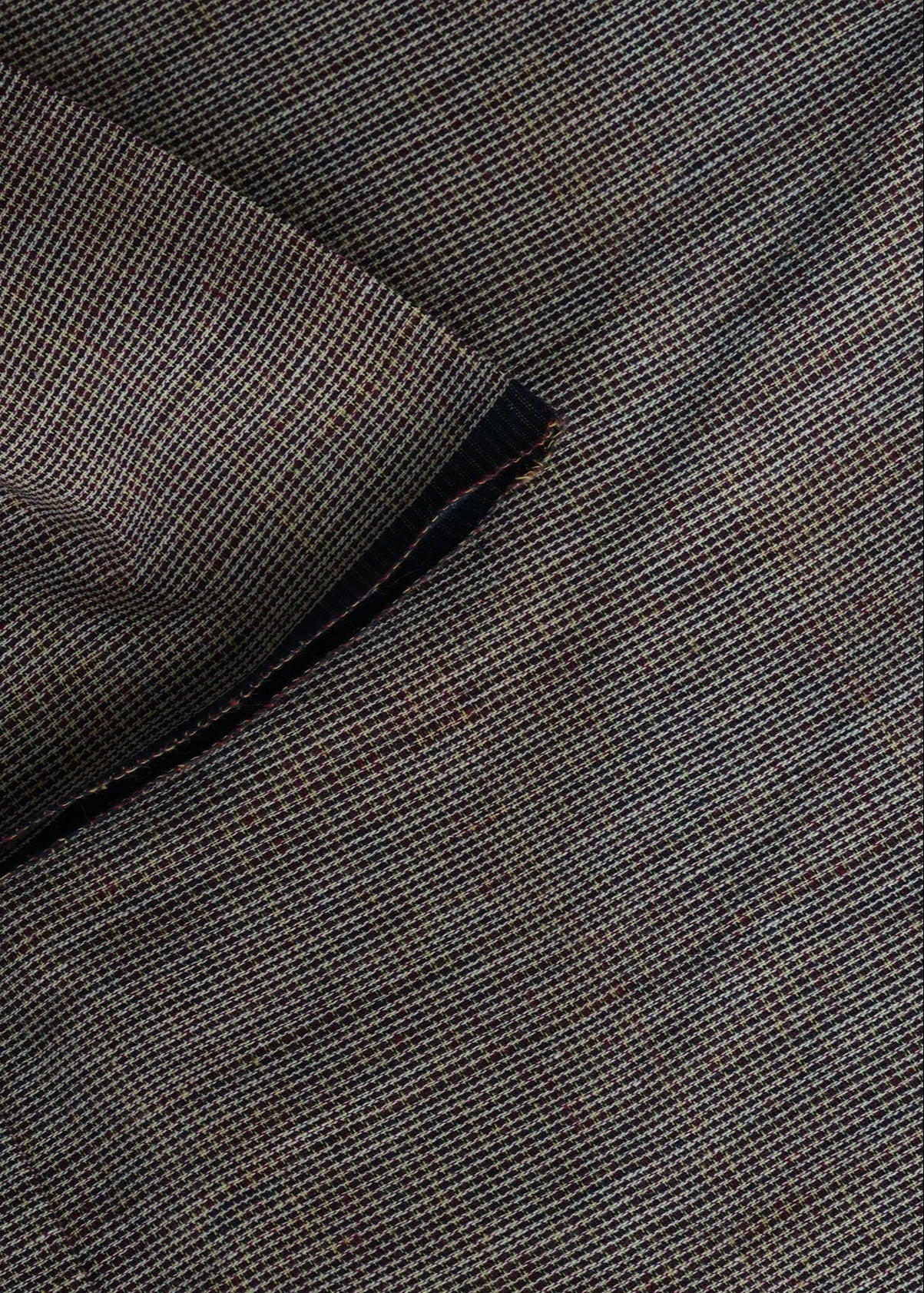 Micro checks : Indigo / Alizarin : Anar Kora