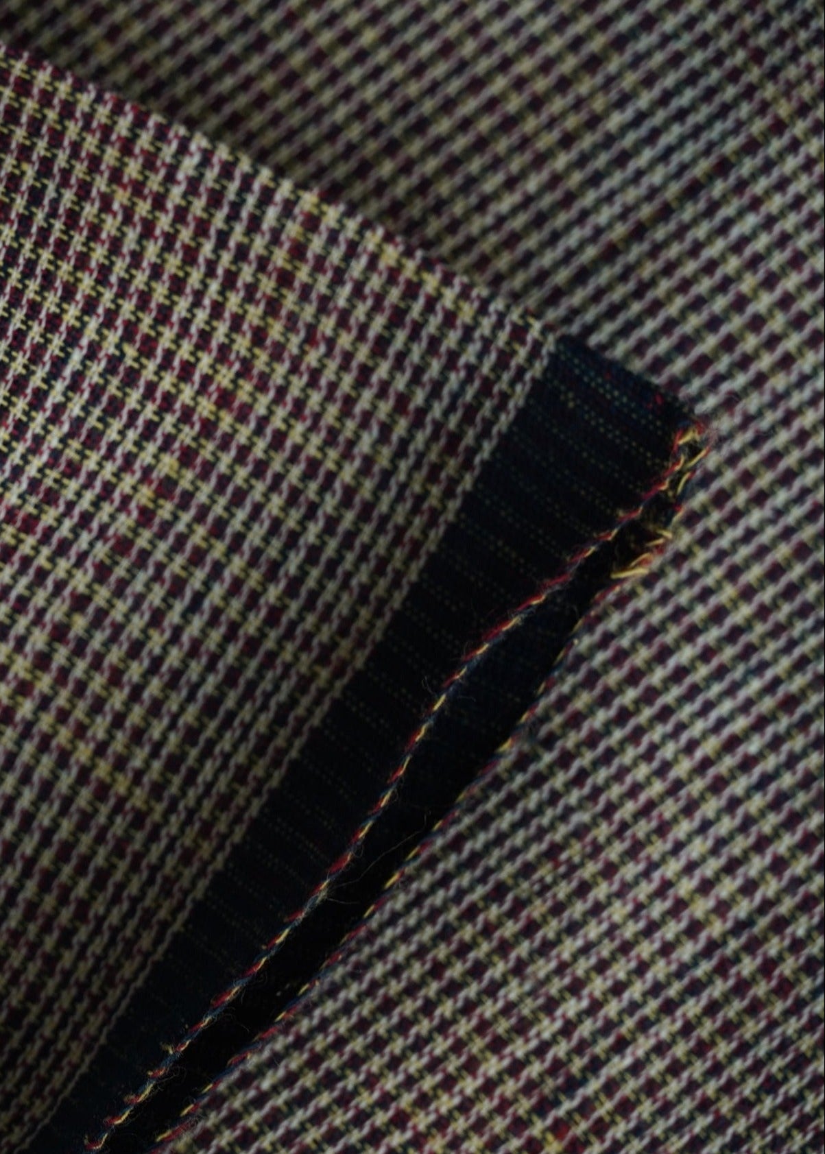 Micro checks : Indigo / Alizarin : Anar Kora