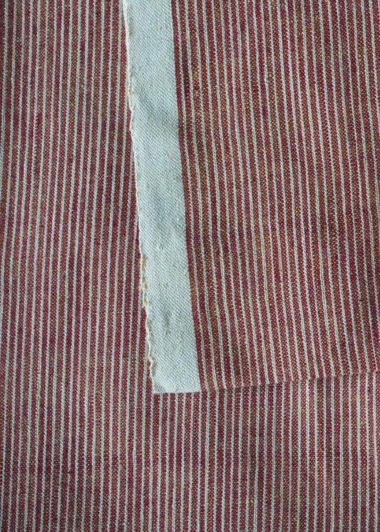 GEOMETRIC FABRIC : ALIZARIN RED : KORA