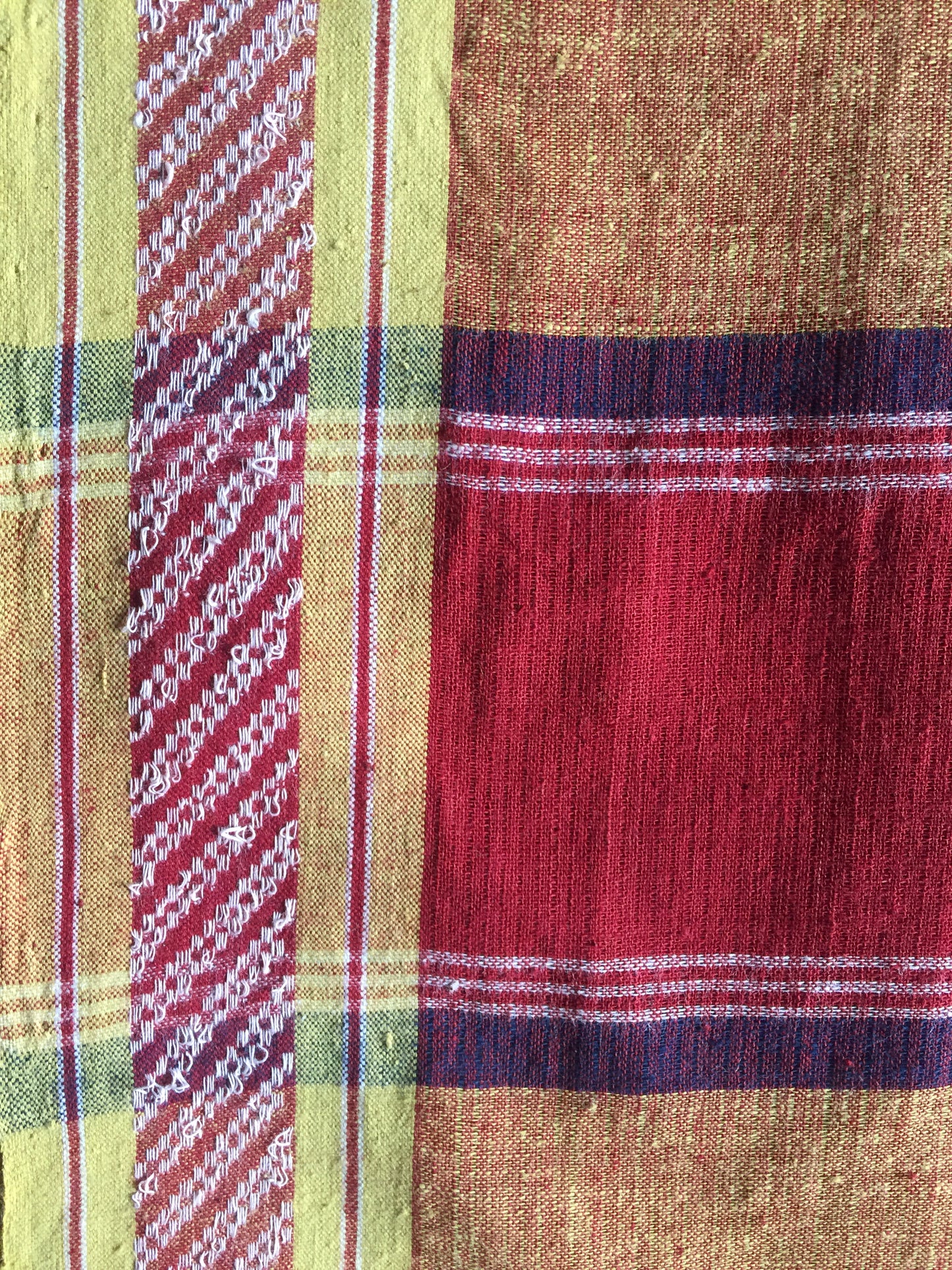 LIGHTWEIGHT CROSS COLOUR DUPATTA : ANAR YELLOW : ALIZARIN RED