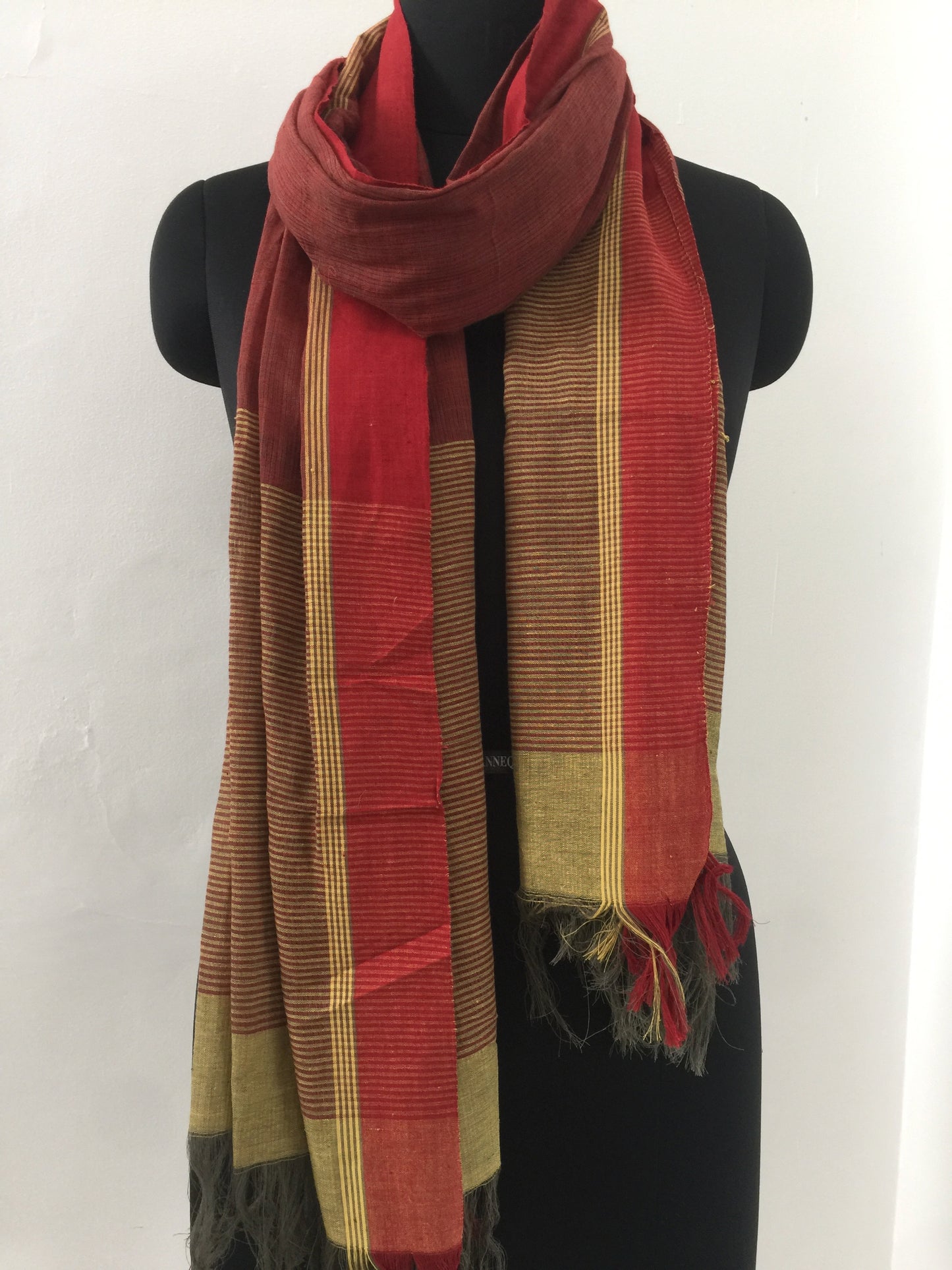 STOLE : ANAR GREEN : ALIZARIN RED