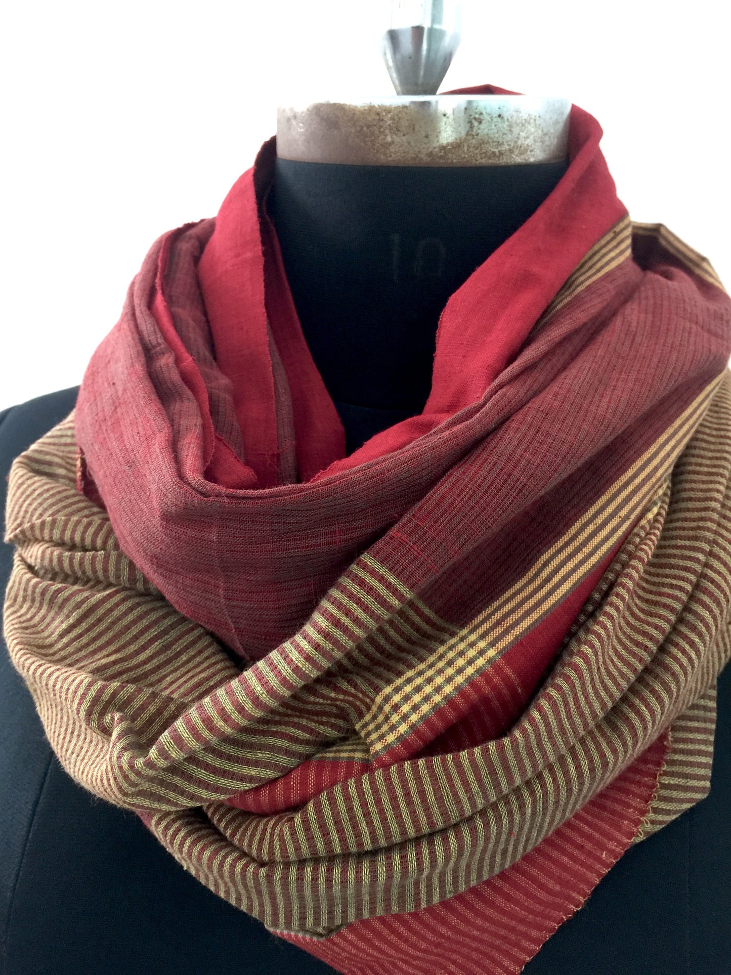 STOLE : ANAR GREEN : ALIZARIN RED
