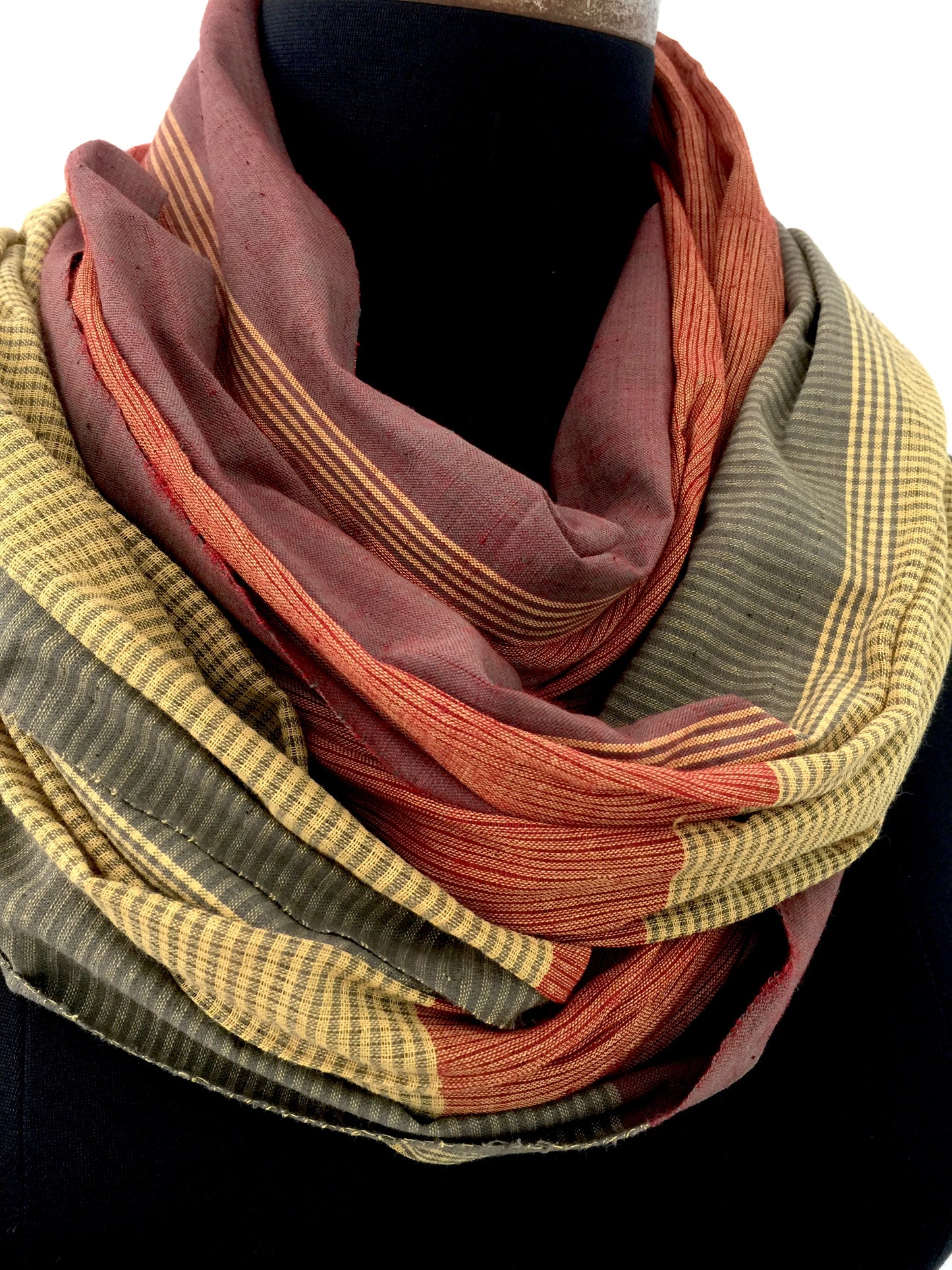 STOLE : ANAR YELLOW : ALIZARIN RED