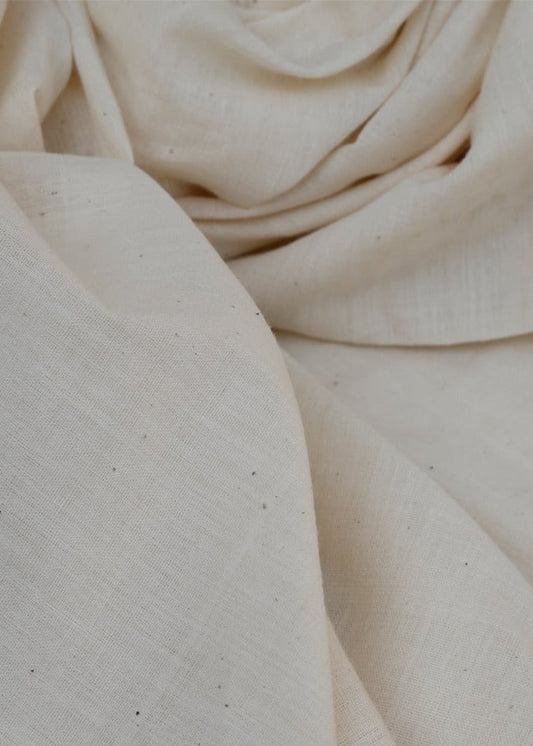 Malkha Natural Dyed Handlooms -SOLID FABRIC : KORA