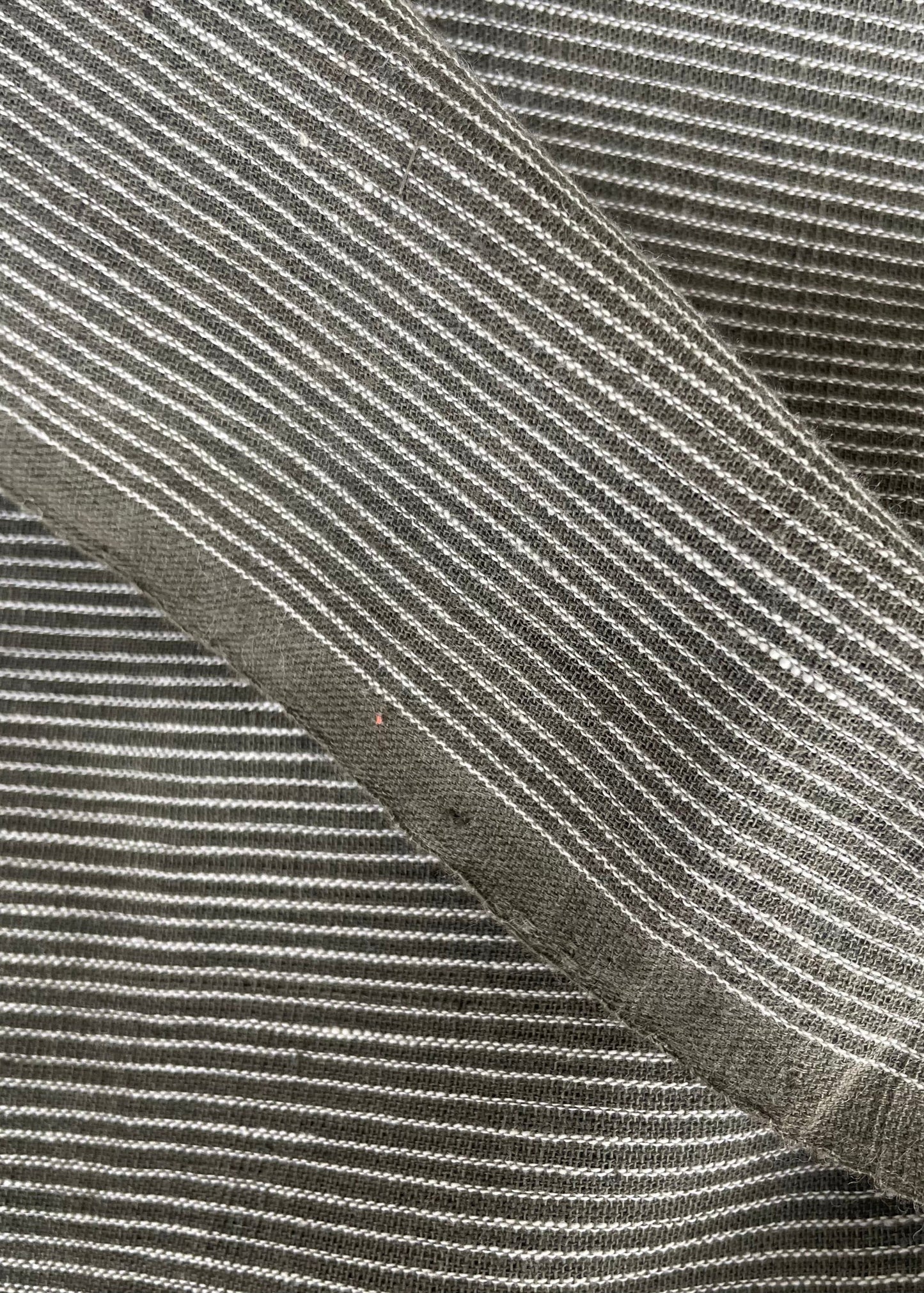 GEOMETRIC FABRIC : OLIVE GREEN : KORA