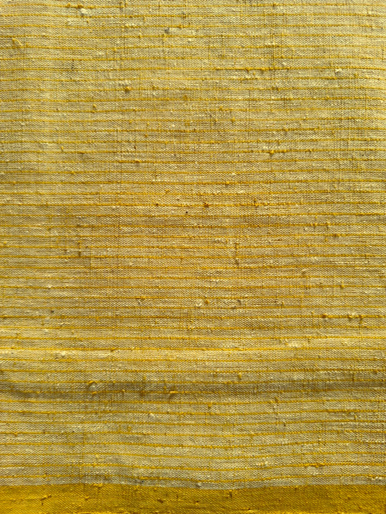 GEOMETRIC ORGANIC FABRIC : ANAR YELLOW : KORA : ORGANIC