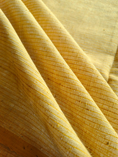 GEOMETRIC ORGANIC FABRIC : ANAR YELLOW : KORA : ORGANIC