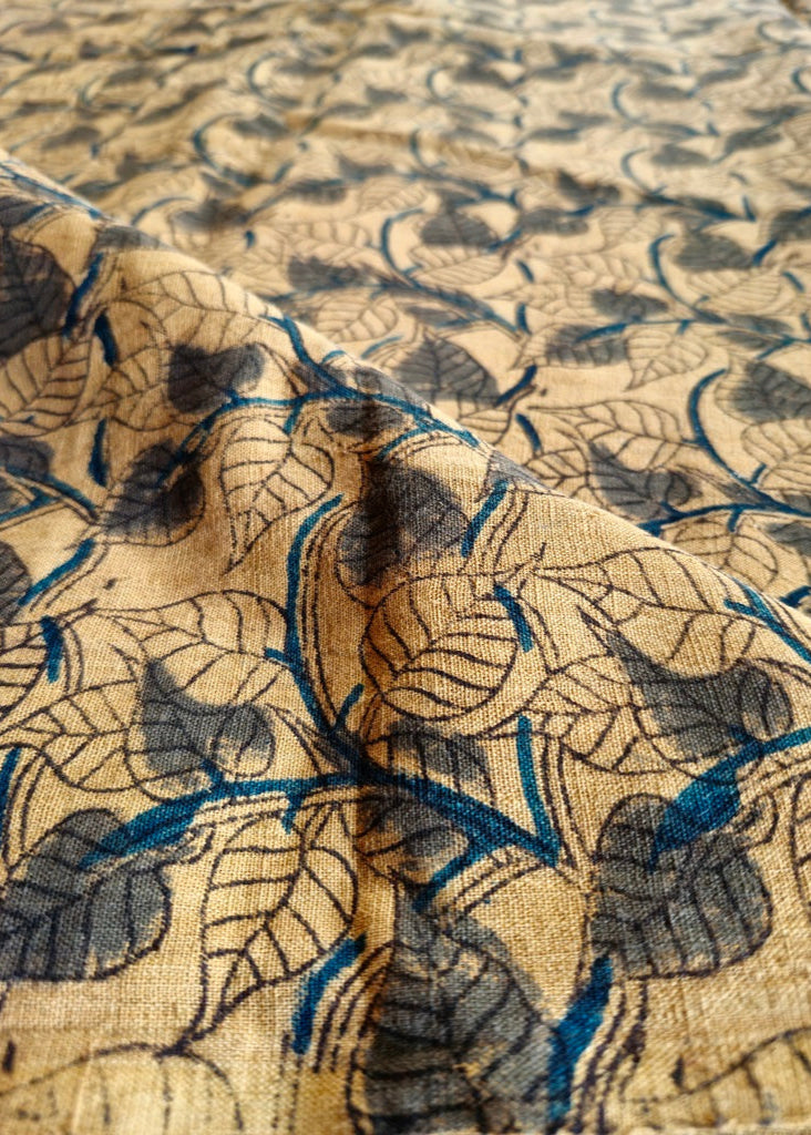 KALAMKARI : BLACK : INDIGO BLUE : OLIVE GREEN : BEIGE