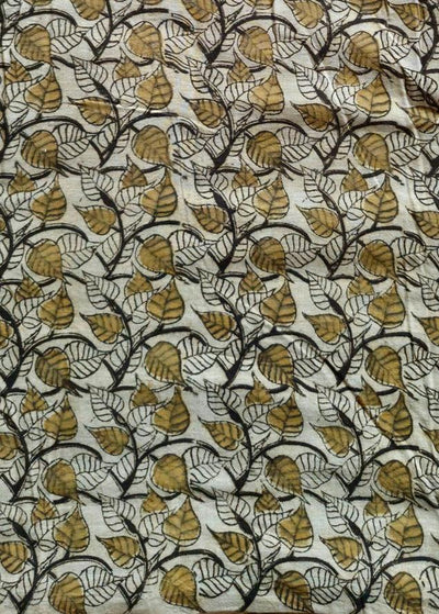 KALAMKARI : BEIGE : BLACK : ANAR YELLOW