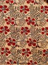 KALAMKARI : ALIZARI RED : BLACK : INDIGO BLUE