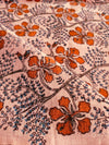 KALAMKARI : MANISTA MADEER :INDIGO BLUE : BLACK