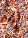 KALAMKARI : MANISTA MADEER :INDIGO BLUE : BLACK