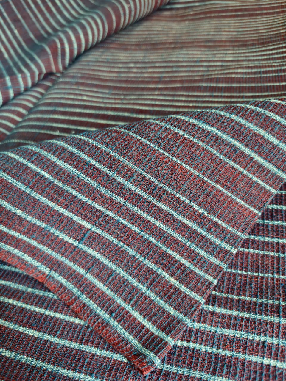 ORGANIC 4 PEDAL  FABRIC : MADDER : INDIGO ;KORA