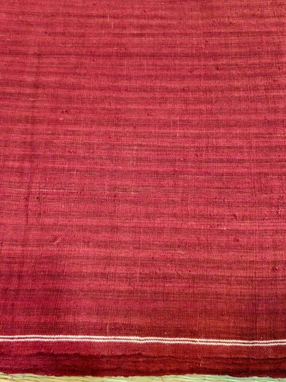 ORGANIC GEOMETRIC FABRIC: BLACK: MADDER DENT