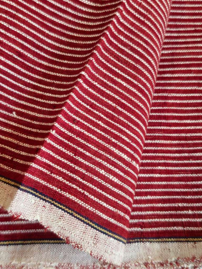 ORGANIC GEOMETRIC FABRIC:MADDER :KORA