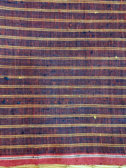 ORGANIC GEOMETRIC FABRIC:BLACK : DARK INDIGO :MANJISTA:ANAR