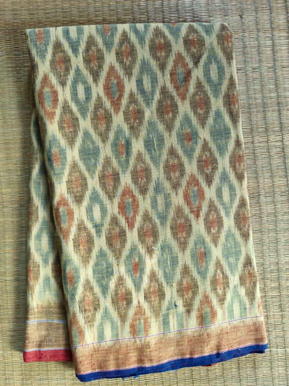 ORGANIC WEFT IKKATH  :ANAR :KATHA:MANJISTA:INDIGO:KORA