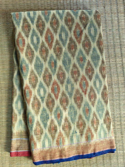ORGANIC WEFT IKKATH  :ANAR :KATHA:MANJISTA:INDIGO:KORA