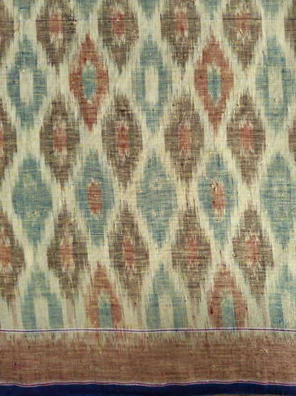 ORGANIC WEFT IKKATH  :ANAR :KATHA:MANJISTA:INDIGO:KORA