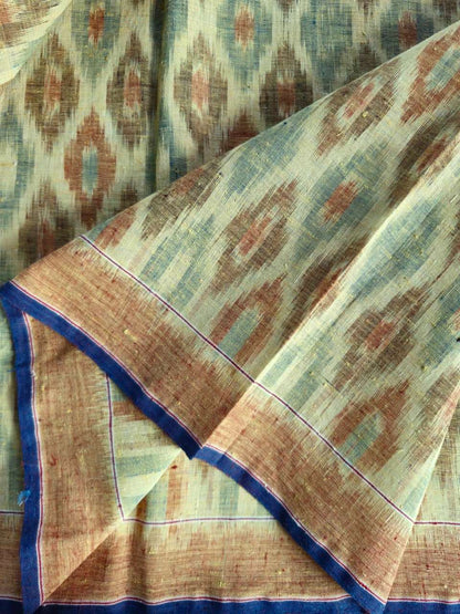 ORGANIC WEFT IKKATH  :ANAR :KATHA:MANJISTA:INDIGO:KORA