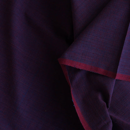 Micro checks : Alizarin :Dark Indigo