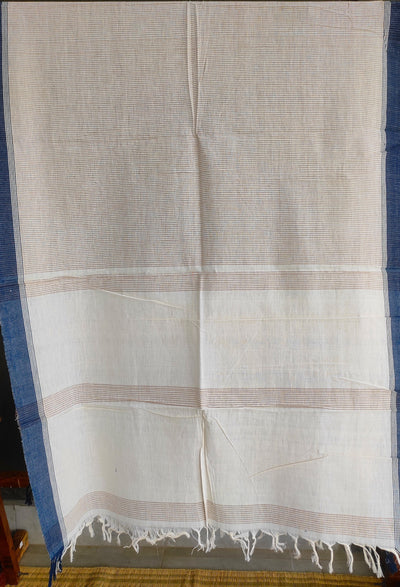 GEOMETRIC DUPATTA : KORA : KATHA BROWN